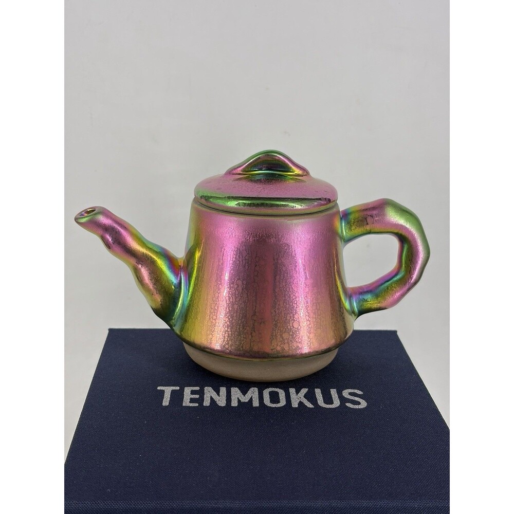 Chinese Jianzhan Tenmoku Pottery Teapot Tea Pot Fairy Colorful iridescent Small